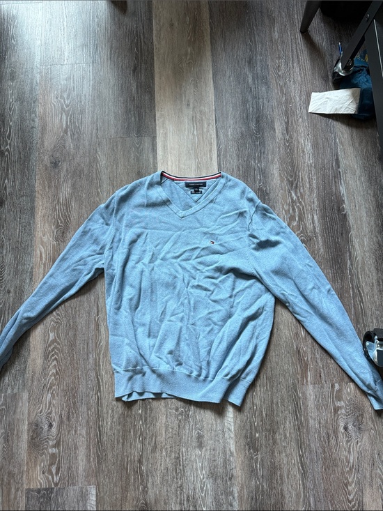 Tommy Hilfiger Other - Tommy Hilfiger Men's Sky Blue V-Neck Sweater
